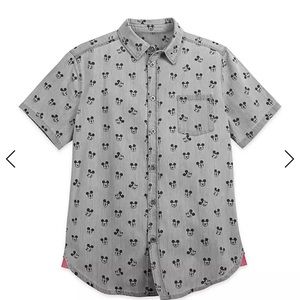Disney Mickey Mouse Button Up Shirt